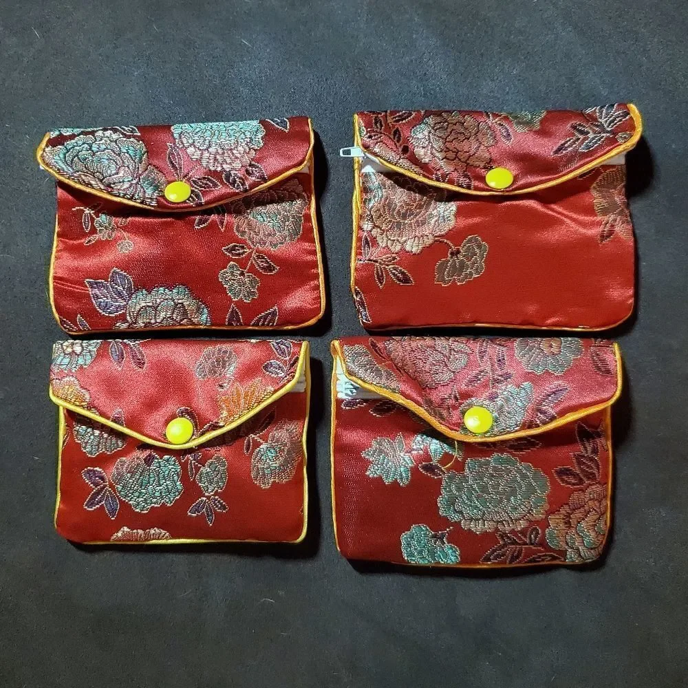 Silk Embroidered Bag / Pouch‎